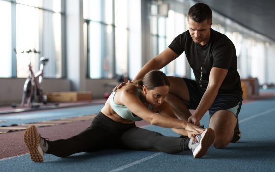 People training for athletics People training for athletics<br />